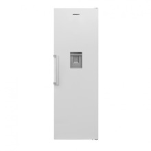 Frigider Heinner HF-V401NFWDE++, Full No frost, Dozator de apa, Clasa energetica: E, Capacitate totala: 389L, Control electronic, lumina LED, 4 rafturi sticla, H 186 cm, Alb